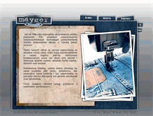 Tablet Screenshot of mayger.com.pl